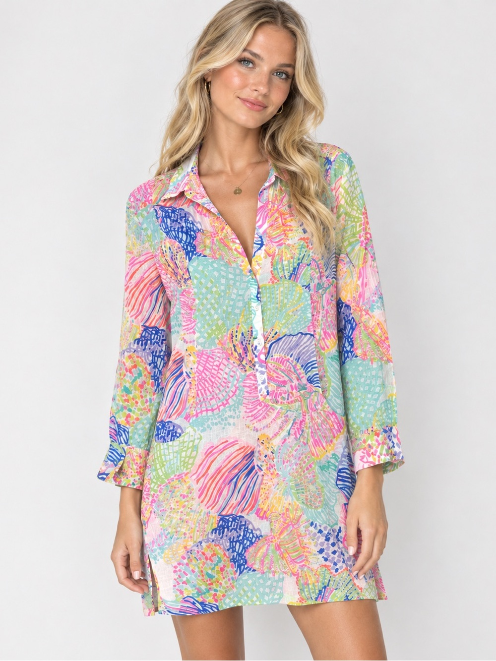 Lilly Pulitzer roar of the seas sanibel tunic dress